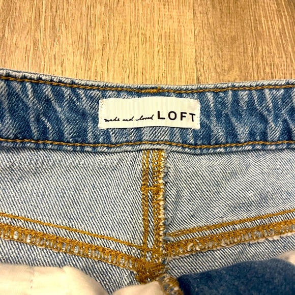 Women's LOFT Long Denim Maxi Skirt- Size 4- Pre-owned - Picture 2 of 7